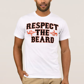 Eerbiediging van de baard t-shirt