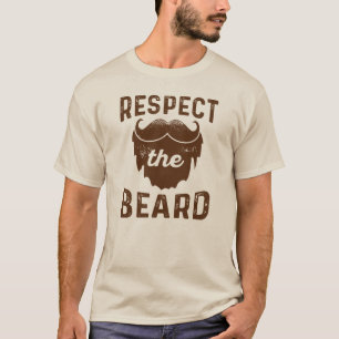 Eerbiediging van de baard t-shirt
