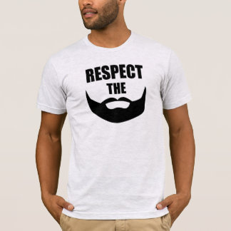 Eerbiediging van de baard t-shirt