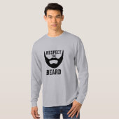 Eerbiediging van de baard t-shirt (Voorkant volledig)