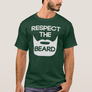 Eerbiediging van de baard t-shirt