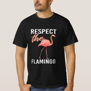Eerbiediging van de Flamingo Funny Flamingo Love T-shirt