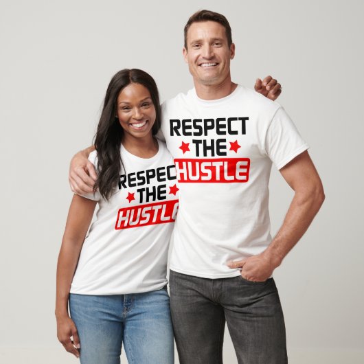 Eerbiediging van de hustle - Bred T-shirt (Unisex)