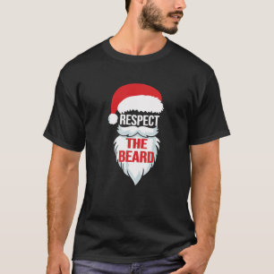 Eerbiediging van de kerstcadeautjes voor de baard t-shirt
