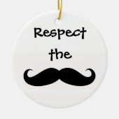 Eerbiediging van de Mustache Ornament (Voorkant)