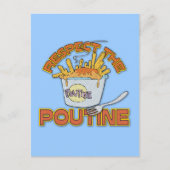 Eerbiediging van de poutine briefkaart (Voorkant)