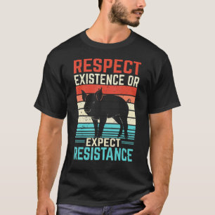 Eerbiediging van het bestaan of de verwachte weers t-shirt