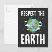 Eerbiediging van het bewustzijn van de bescherming briefkaart (Voorkant / Achterkant)