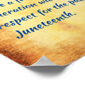 Eerbiediging van het verleden poster (Hoek)