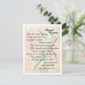 Eercard voor arts dank en waardering bedankkaart (Staand voorkant)