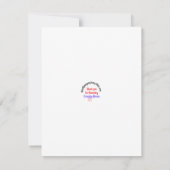 Eercard voor arts dank en waardering bedankkaart (Achterkant)