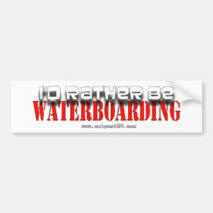 Eerder B Waterboarding Bumpersticker