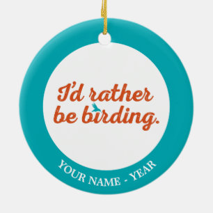 Eerder ben Birding Keramisch Ornament