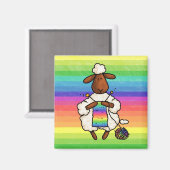 eerder breien magneet (Voorkant / Achterkant)