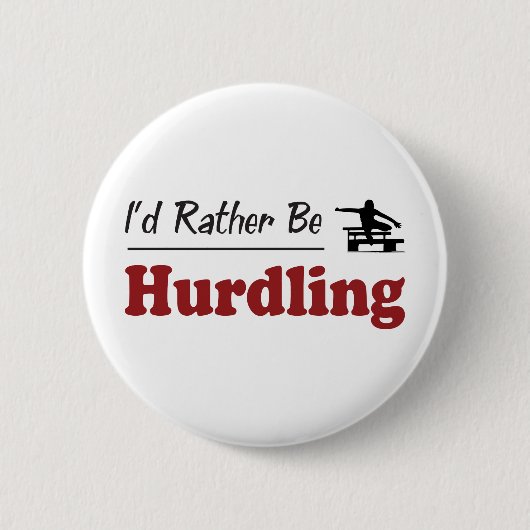 Eerder 'Hurdling' Ronde Button 5,7 Cm (Voorkant)