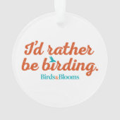 Eerder om te worden geboren ornament (achterkant)