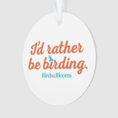 Eerder om te worden geboren ornament (voorkant)