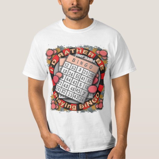 Eerder Play Bingo T-shirt