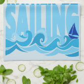 eerder 'Sailing' dan 'Galley' Theedoek (Gevouwen)