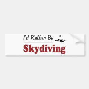Eerder: Skydiving Bumpersticker