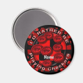 Eerder spelen Checkers magneet (Voorkant / Achterkant)