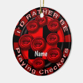 Eerder spelen Checkers ornament (Links)