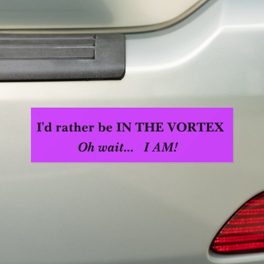 Eerder Vortex 1 Bumpersticker (Op auto)