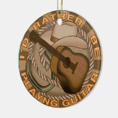 Eerdere Play Guitar Keramisch Ornament (Links)