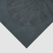 Eerie Abandoned Carousel at Night - Gothic Tissuepapier (Detail)