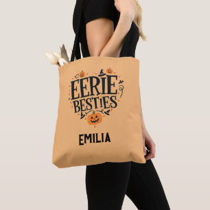 Eerie Besties Nom Sac fourre-tout d'Halloween pour
