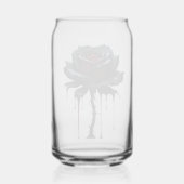 Eerie black rose can glass (Verso)