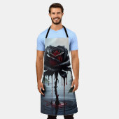 Eerie black rose  schort (Gedragen)