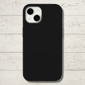 Eerie Black Solid Color Case-Mate iPhone Case