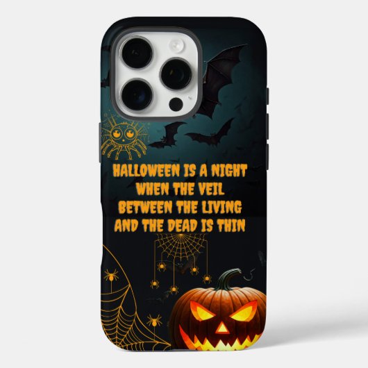 Eerie coque iphone : Coque Éffrayant d'Halloween (Verso)