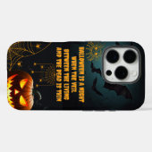 Eerie coque iphone : Coque Éffrayant d'Halloween (Verso (horizontal))