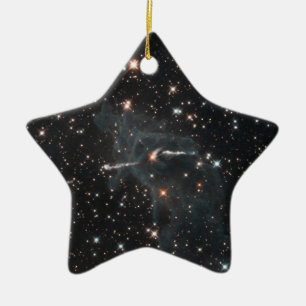 Eerie geest in Carina Nebula Keramisch Ornament