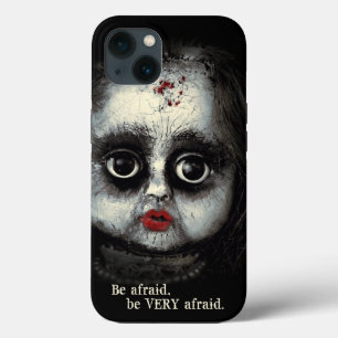 Eerie Gothic Doll met bloedhalloween iPhone 13 Hoesje