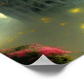 Eerie Gothic Mansion Digital Art Poster (Hoek)