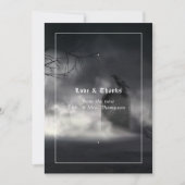 Eerie Gothic Wedding Bedankkaart (Voorkant)