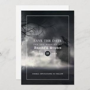 Eerie Gothic Wedding Save the Date