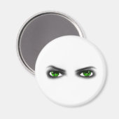 Eerie Green Eyes Magneet (Voorkant / Achterkant)