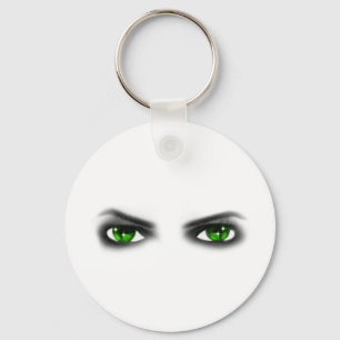 Eerie Green Eyes Sleutelhanger