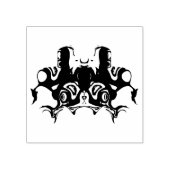 Eerie joker 1 	rubberstempel (Afrduk)