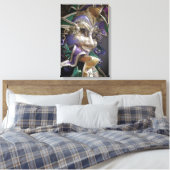 Eerie Mardi Gras Mask Canvas Afdruk (Insitu (Slaapkamer))