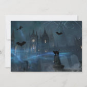 Eerie Night Halloween Fête Invitation (Dos)