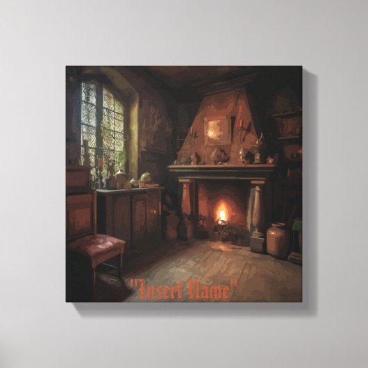 Eerie Seclusion Canvas Afdruk (Voorkant)