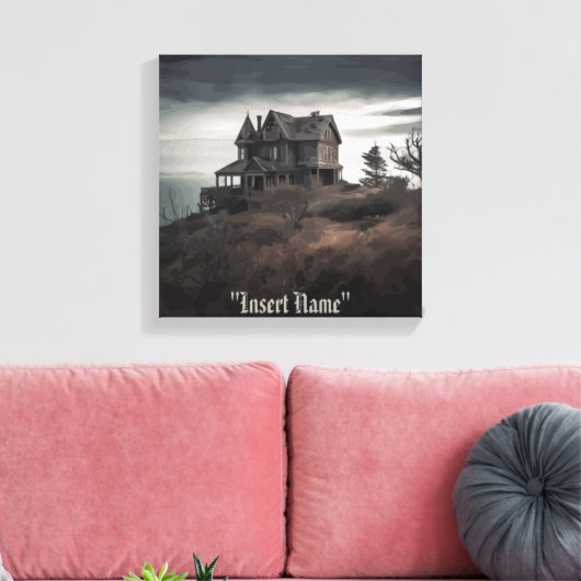 Eerie Seclusion Canvas Afdruk (Insitu (Woonkamer))