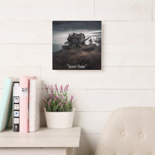 Eerie Seclusion Vierkante Klok