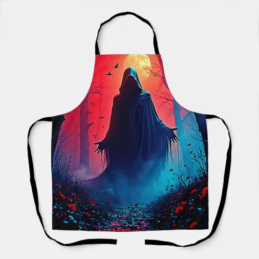 Eerie Shadow in Crimson Woods Design Schort (Voorkant)