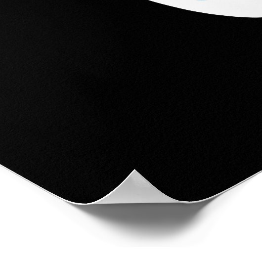 Eerie-sistable Funny Ghost Pun Dark BG Poster (Hoek)